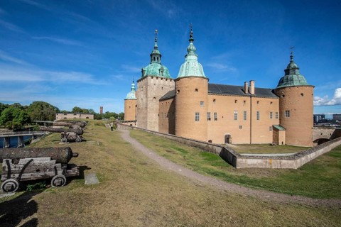 The mediaeval castle in Kalmar, Smaland, Sweden, Scandinavia