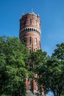 The old water tower in Kalmar, Småland, Sweden Scandinavia