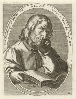 Ahijah of Shiloh, Ahias, was an early biblical prophet, reproduced from a 19th-century model.