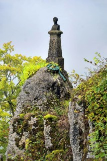 Wilhelm Hauff Memorial, memorial stone for Wilhelm Hauff, Romantic writer and fairy tale poet,