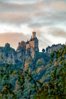 Lichtenstein Castle, also known as Württemberg's fairytale castle, built in the style of