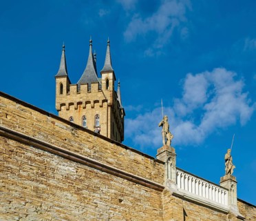 Eagle Tower and part of the fortification, Hohenzollern Castle, ancestral home of the House of