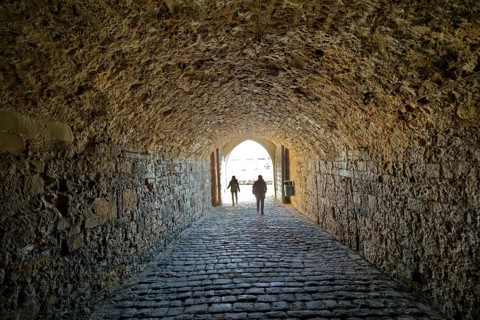 Access, Hohenzollern Castle, ancestral home of the House of Hohenzollern, noble family, German