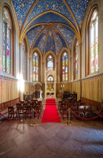 Christ Chapel, Hohenzollern Castle, ancestral home of the House of Hohenzollern, interior, noble