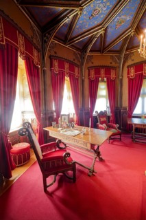 Queen's room, Hohenzollern Castle, ancestral home of the House of Hohenzollern, interior, noble