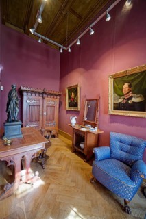 Chamber of the valet, Hohenzollern Castle, ancestral home of the House of Hohenzollern, interior,