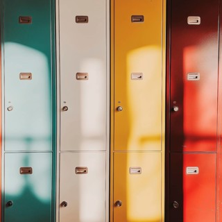 Drawers for clothes, dressing room, without people, AI generated