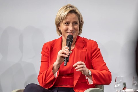 Dr. Nicole Hoffmeister-Kraut (CDU), Minister of Economics BW. ground-breaking ceremony ceremony for