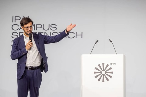 Moritz Gräter, CEO of IPAI. ground-breaking ceremony ceremony for the Artificial Intelligence