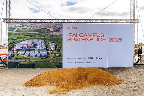 Ground-breaking ceremony ceremony for the Innovation Park for Artificial Intelligence (IPAI) in