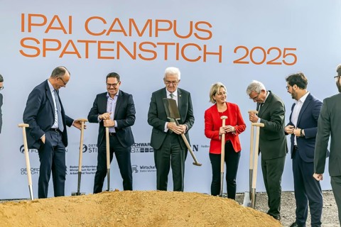 Ground-breaking ceremony ceremony for the Innovation Park for Artificial Intelligence (IPAI) in