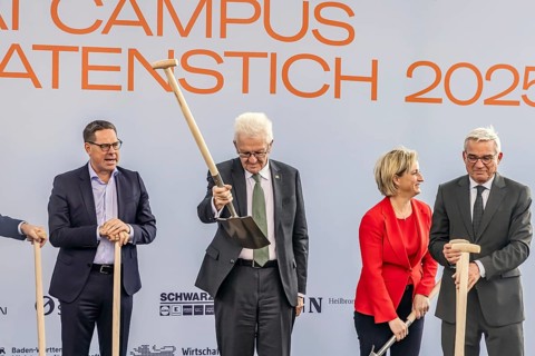Ground-breaking ceremony ceremony for the Innovation Park for Artificial Intelligence (IPAI) in