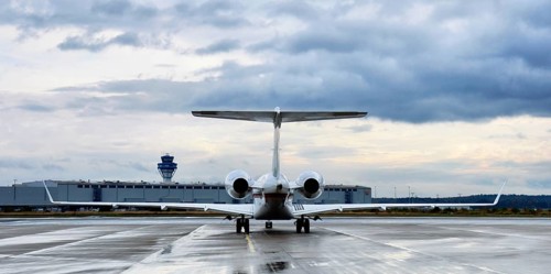 Flight readiness of the Federal Government Bombardier aircraft Federal Chancellor vip