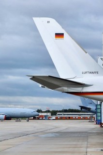 Flight readiness of the Federal Government Airbus A350 Federal Chancellor Hangar