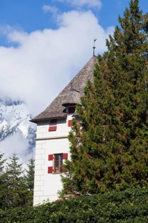 Tower, Ambras Castle, Innsbruck, Tyrol, Austria