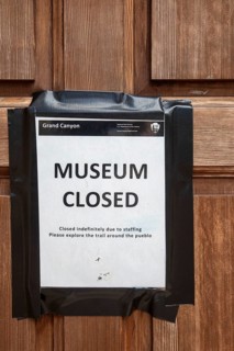 Grand Canyon National Park, Arizona - The Tusayan Ruin and Museum on the Grand Canyon's south rim.