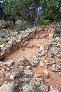 Grand Canyon National Park, Arizona - The Tusayan Ruin on the Grand Canyon's south rim. Part of the