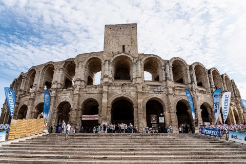 Amphitheatre, built around 90 AD, with two floors with 60 arcades each and seating around 25, 000