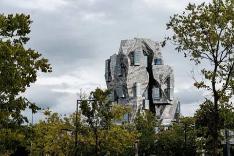 Luma, 56 m high irregular tower designed by Frank Gehry, Deconstructivist style tower, Arles,