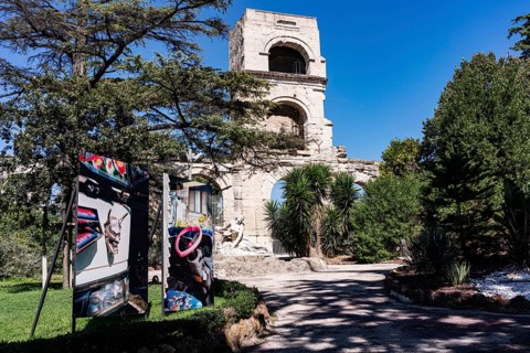 Park, Jardin d'Ete, exhibition, Arles, France