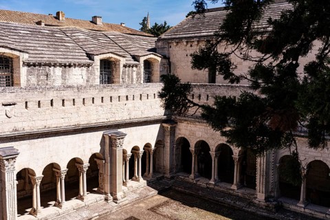 Cloister at St. Trophime Abbey, Arles, France