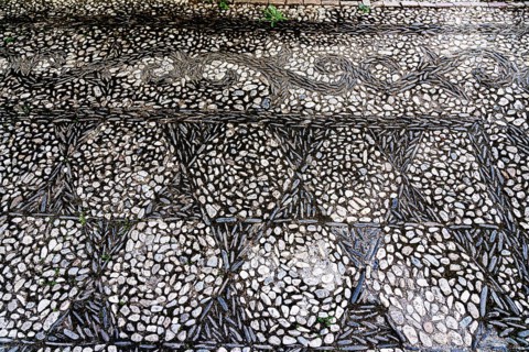 Road surface, pattern, Granada, Andalucia, Spain