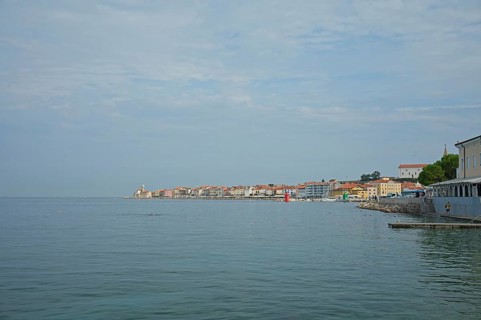 View of Piran, Adriatic Sea, Mediterranean Sea, Piran, Istria, Slovenia