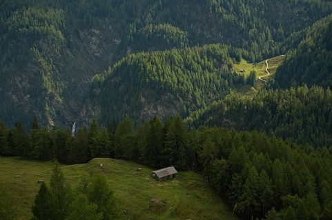 Landscape on the Grossglockner High Alpine Road, Carinthia, Austria