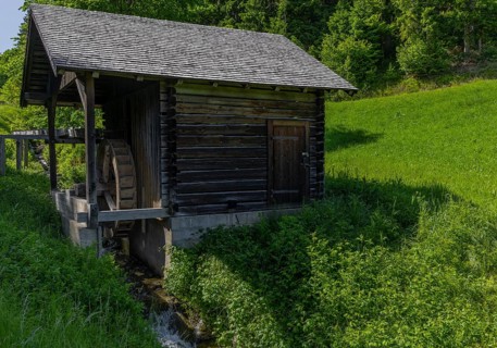 Landscape, Old Mill, Waterwheel, Goldegg, Salzburg