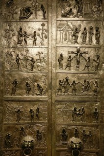 Bernward Door or Bernward Door, Hildesheim Cathedral or High Cathedral Church of St. Mary's