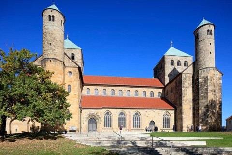 Michaelis Church or St. Michaelis, Ottonian church in pre-Romanesque or early Romanesque style,