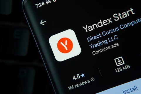 Dhaka, Bangladesh- 16 Oct 2025: Yandex Start app from Google Playstore is displayed on a smartphone