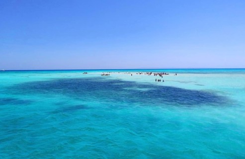 White Island, a tropical paradise and one of Egypt's landmarks, known as the Egyptian Maldives, is