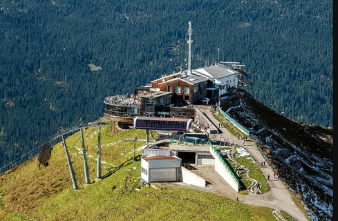 Kanzelwandbahn mountain station, Kleinwalsertal, Vorarlberg, Allgäu Alps, Austria