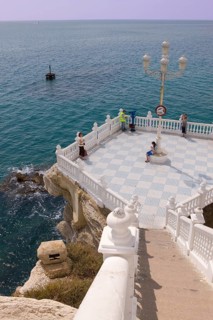 Observation deck, Balcon del Mediterraneo, (balcony of the Mediterranean Sea), Benidorm, Valencia,