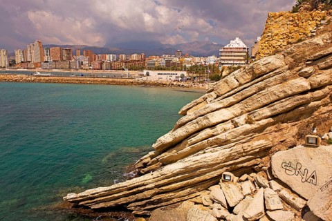 View from the observation deck, Balcon del Mediterraneo, (balcony of the Mediterranean Sea),