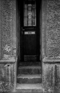 Germany, Berlin, 6.8.1992, entrance to the former DEFA film archive at Kremmener Straße 11