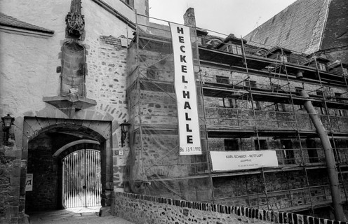 Germany, Halle, 5.8.1992, Burg Giebichenstein/Academy of Art, Heckel in Halle, Karl Schmidt -