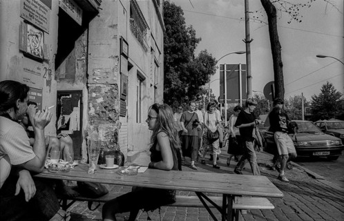 Germany, Berlin, 3.8.1992, Silberstein, cafe, bar, Oranienburger Straße