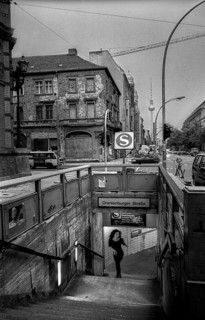 Germany, Berlin, 31.7.1992, Oranienburger Strasse, (S-Bahn station), Tucholskystraße