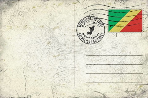 Republic of the Congo Mouyondzi Round Seal Map Design
