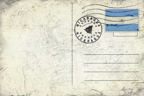 Nicaragua Granada Round Seal Map Design