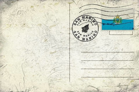 San Marino San Marino Round Seal Map Design