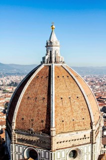 Florence Cathedral (Basilica di Santa Maria del Fiore) viewed from Giotto's Campanile. Florence,