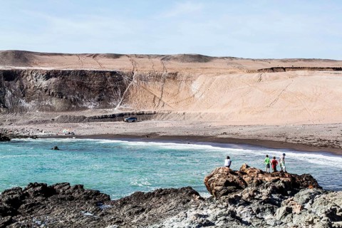 Najo Beach (Playa Najo). Iquique, Tarapaca Region, Chile. 21.11.15