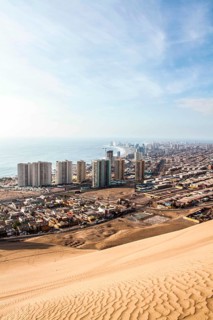 City of Iquique viewed from Cerro Dragon. Iquique, Tarapaca Region, Chile. 19.11.15