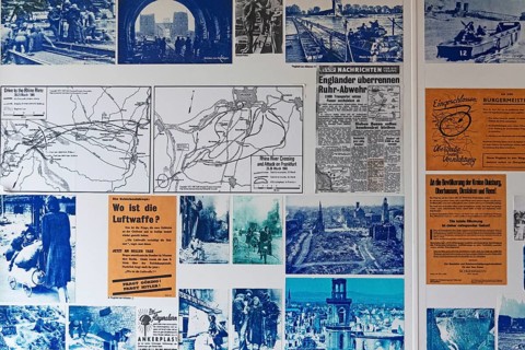 Historical documents relating to the end of World War II, Schifflersgrund border museum, GDR