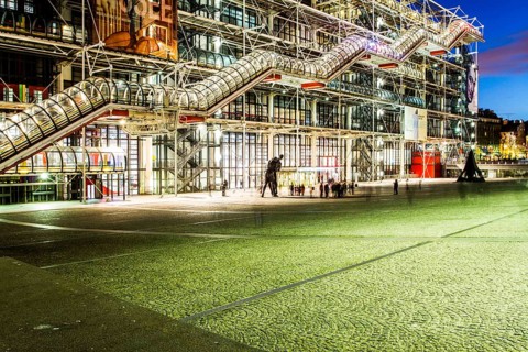 Georges Pompidou Center (Centre Georges Pompidou). Paris, France. 01.01.13