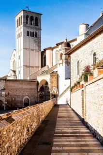 Basilica of San Francesco d'Assisi. Assisi, Province of Perugia, Italy. 22.12.2012