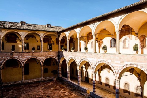 Basilica of San Francesco d'Assisi. Assisi, Province of Perugia, Italy. 22.12.2012